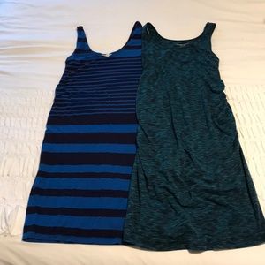 2 Tank top Maternity Dresses